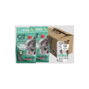 Fresh Control With Activated Carbon Topaklanan Koku Hapseden Tozsuz 2x8=16 Lt Kedi Kumu + Malt Paste
