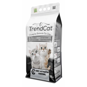 Grey Activated Control Topaklanan Koku Hapseden Tozsuz 10 Lt Kedi Kumu