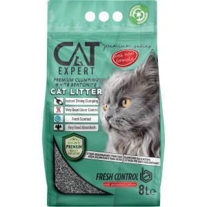 Fresh Control With Activated Carbon Topaklanan Koku Hapseden Tozsuz 8 Lt Kedi Kumu
