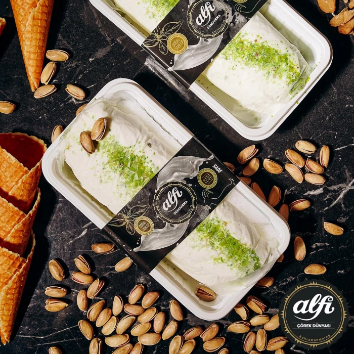 1 KG 75 SAAT ŞOKLU KEÇİ SÜTLÜ ŞEKERLİ DONDURMA