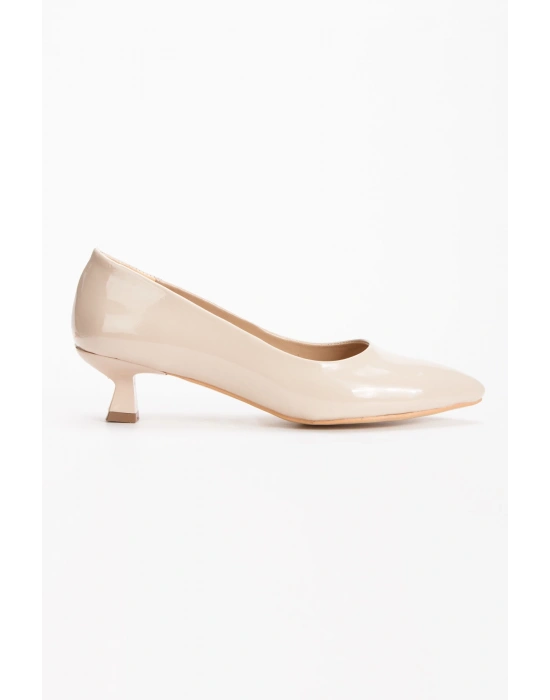 Kadın Stiletto ve Çanta Takımı Ten Rugan