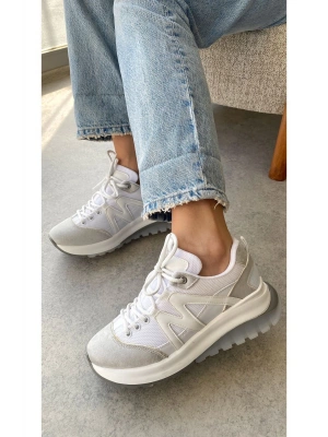 Kadın Spor Ayakkabı Beyaz Gölge