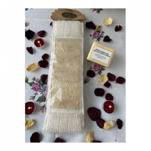 Uzun Sırt Kabak Lifi Ve Keçi Sütlü Doğal Sabun Lifli