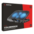 Rampage AD-RC4 Mavi Ledli 2*125mm+2*70mm Işıklı Fan 15-17 Notebook Soğutucu Stand