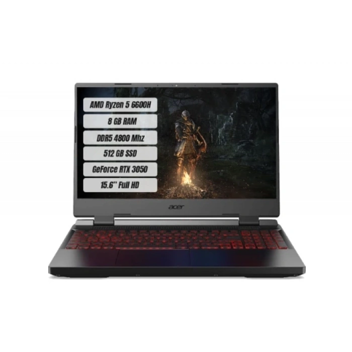 ACER AN515-46 RYZ5-6600H 512G / 8G / 4GB RTX3050