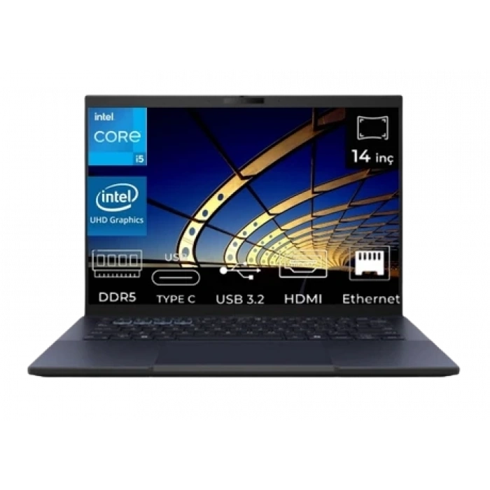 ASUS EXPERTBOOK B3404CV-I5161TB80D İ5-1340P 14 W11 PRO - 16 GB DDR5 - 1 TB SSD- Sırt Çantası Hediyeli