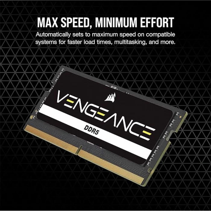 CORSAİR 32GB (1X32GB) DDR5 4800MHZ CL40 SODIMM