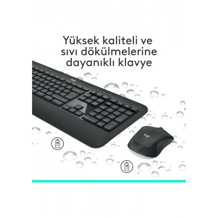 LOGITECH MK540 ADVANCED KABLOSUZ KLAVYE SET