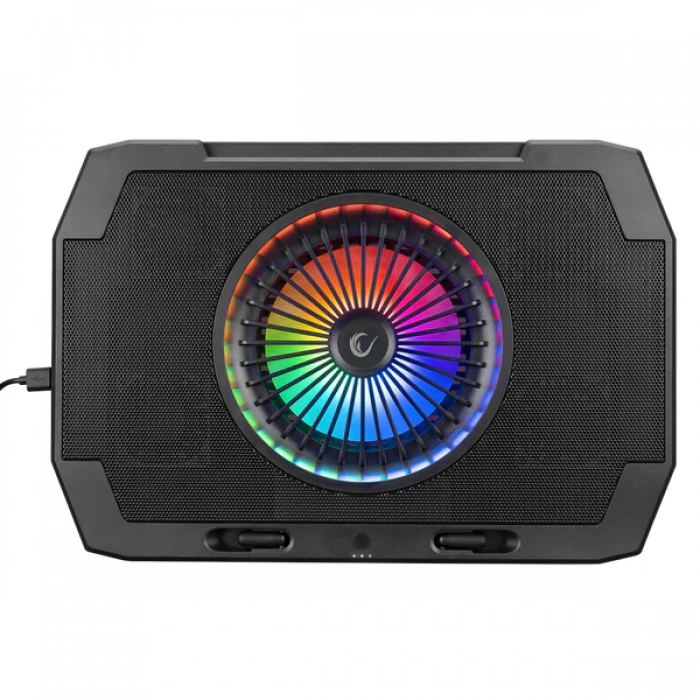 Rampage AD-RC21 X-CooL Siyah 5 Fanlı 10-18 RGB Işıklı Notebook Soğutucu Stand