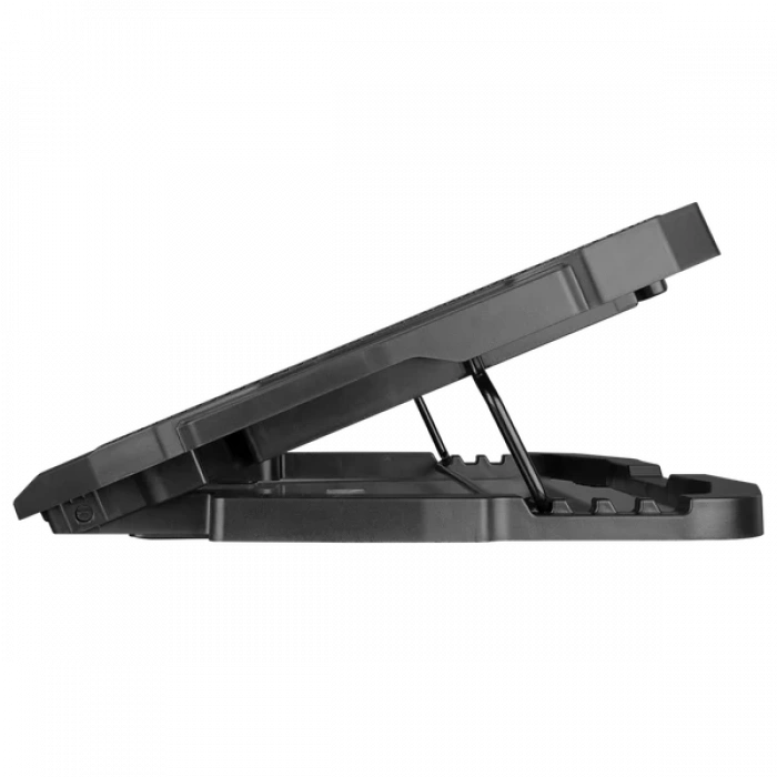 Rampage AD-RC4 Mavi Ledli 2*125mm+2*70mm Işıklı Fan 15-17 Notebook Soğutucu Stand