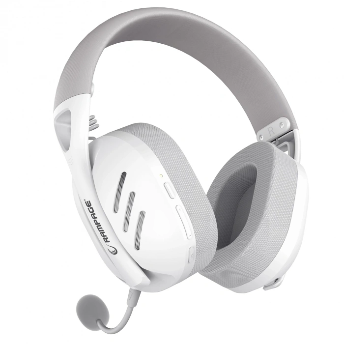 RAMPAGE CRACK 2 BEYAZ WİRELESS 2.4G+ BLUETOOTH MİKROFONLU OYUNCU KULAKLIĞI