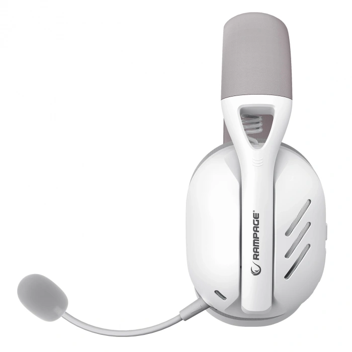 RAMPAGE CRACK 2 BEYAZ WİRELESS 2.4G+ BLUETOOTH MİKROFONLU OYUNCU KULAKLIĞI