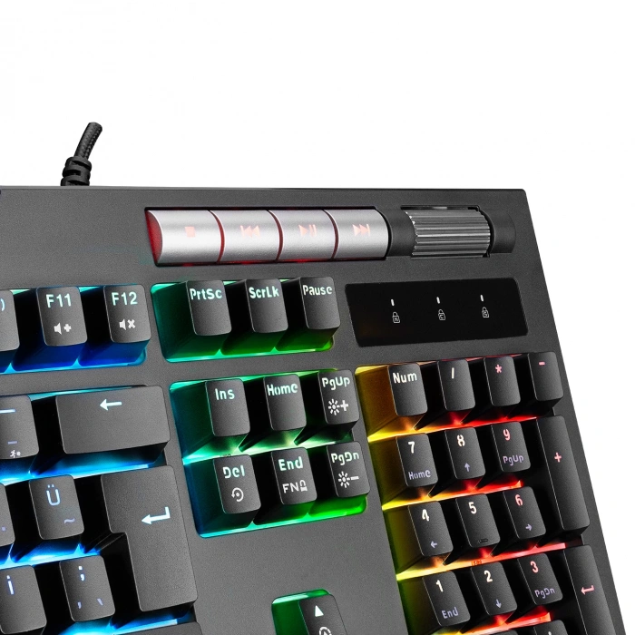 RAMPAGE EXHERO RGB ILLUMINATED GAMING KEYBOARD