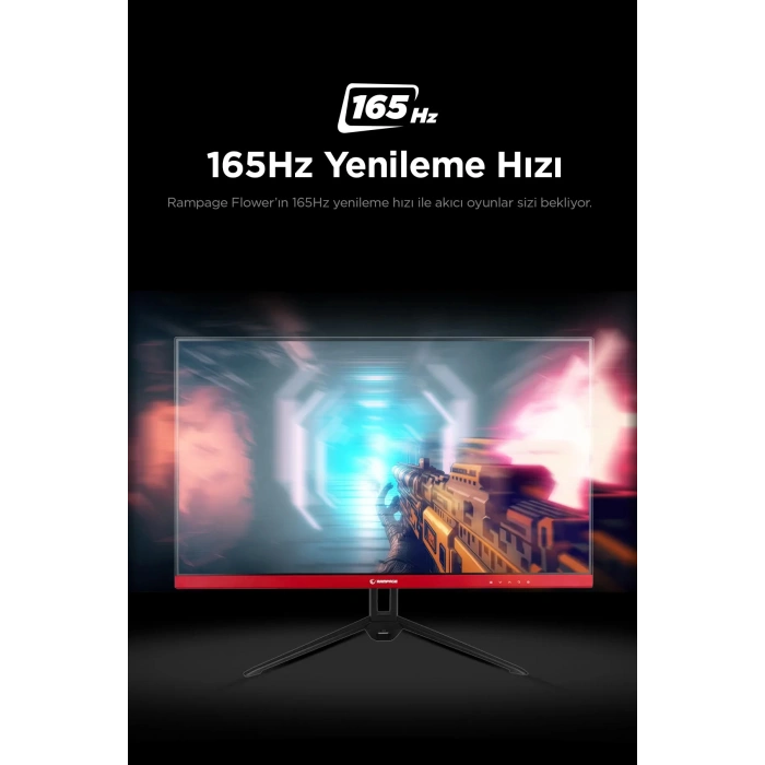 Rampage RM-421S FLOWER 24 165Hz 1ms BOE IPS FHD Freesync Flat PC Oyuncu Monitörü