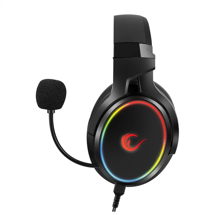 RAMPAGE RM-K81 DELUXE SİYAH 7.1 SURROUND BLUETOOTH RGB LEDLİ SARJLI OYUNCU MİKROFONLU KULAKLIK