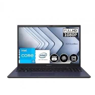 ASUS EXPERTBOOK B1502CBA-I38512B0D INTEL I3 1215 İŞLEMCİ 8 GB RAM 512 SSD 15.6 KURUMSAL NOTEBOOK