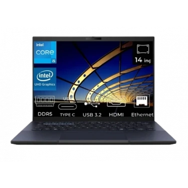 ASUS EXPERTBOOK B3404CV-I5161TB80D İ5-1340P 14 W11 PRO - 32 GB DDR5 - 256 GB SSD- Sırt Çantası Hediyeli