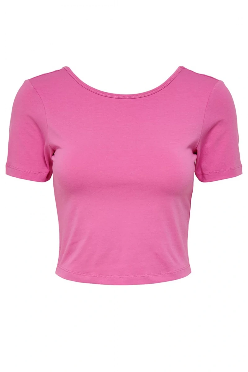 Only 15234992 Genis Yaka Bayan Body - Pembe