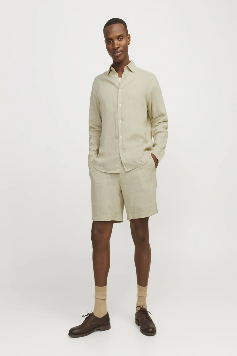 Jack&Jones 12253134 Erkek Sort - Bej