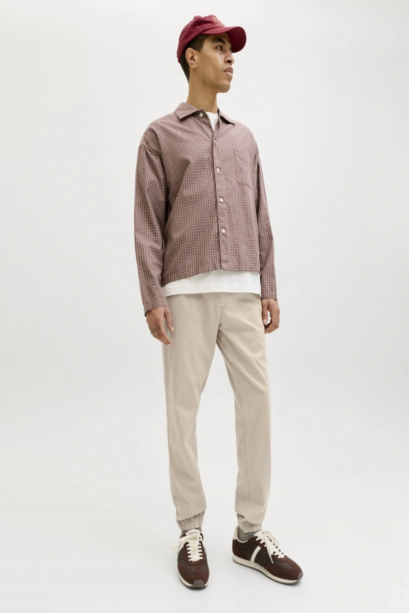 Jack&jones 12288471 Erkek Pantolon - Bej