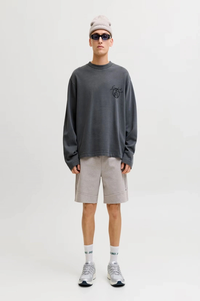 Jack&Jones 12288632 Erkek Sort - Gri