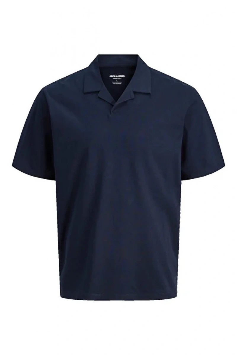 Jack&Jones 12288948 Yakali Erkek Tshirt - Lacivert