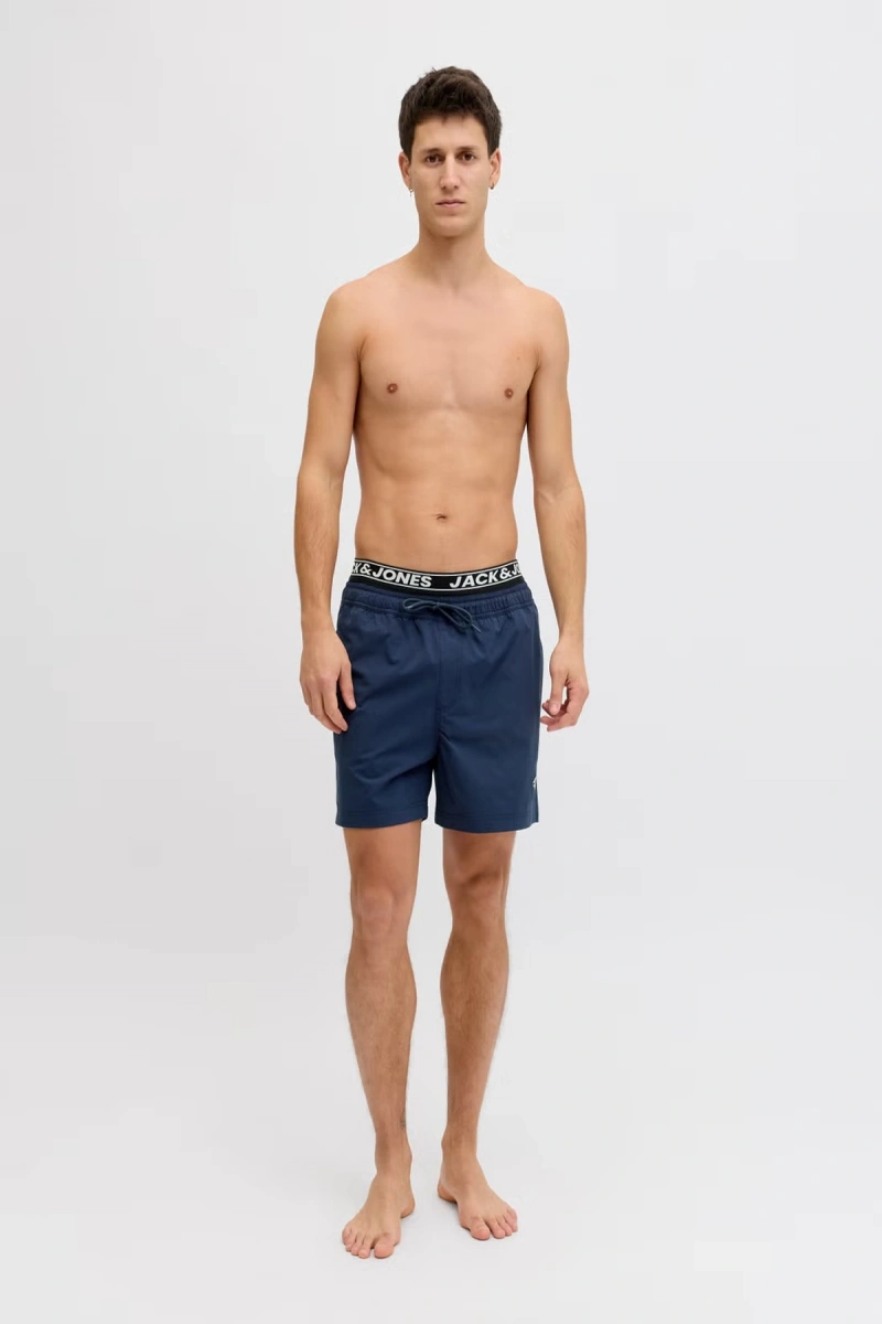 Jack&Jones 12291404 Erkek Deniz Sort - Lacivert