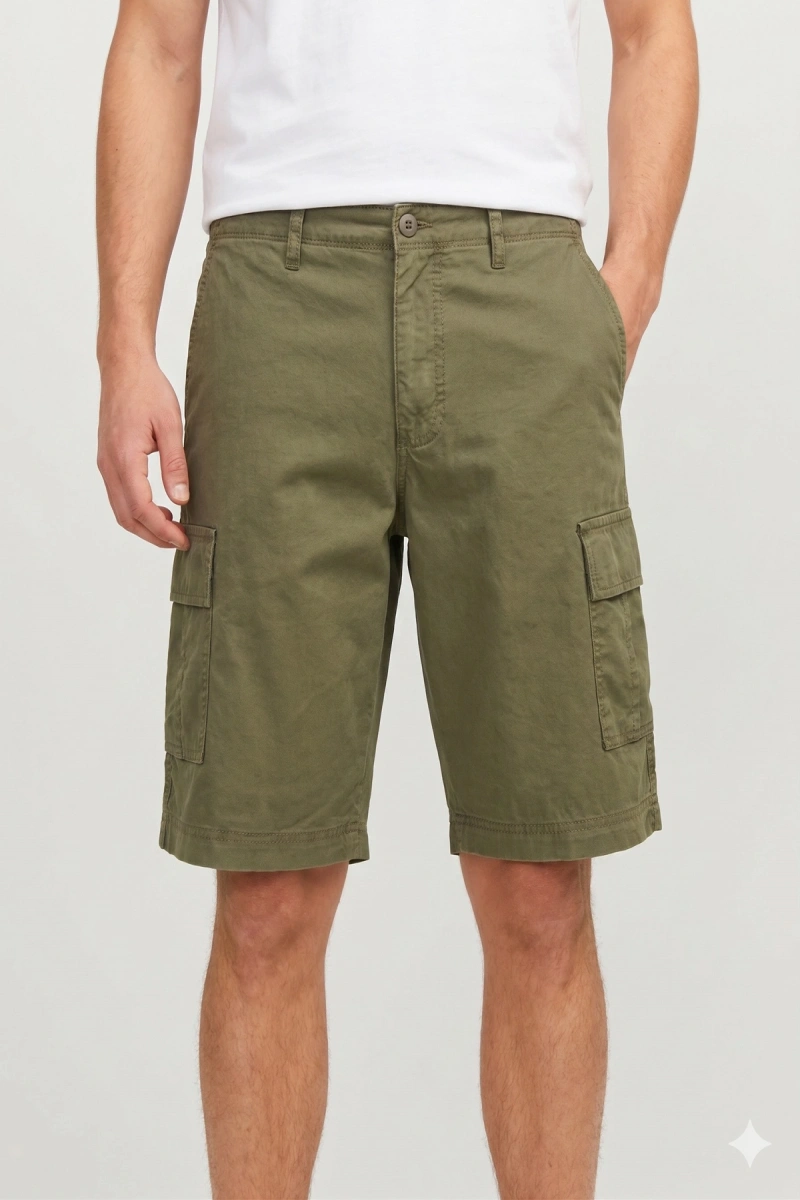 Jack&Jones 12292263 Erkek Kargo Sort - Haki