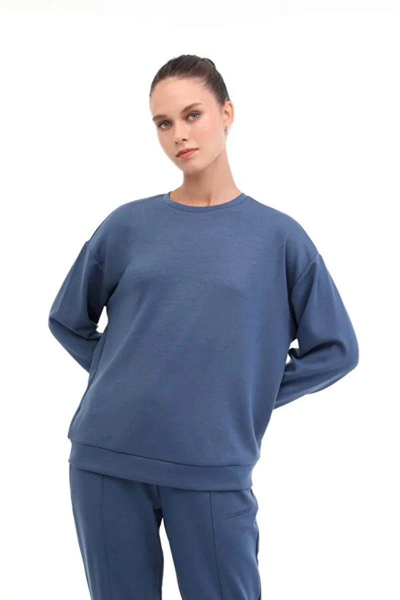 Lumberjack 16alice-c Ck97 0 Yaka Kadin Sweat - Indigo