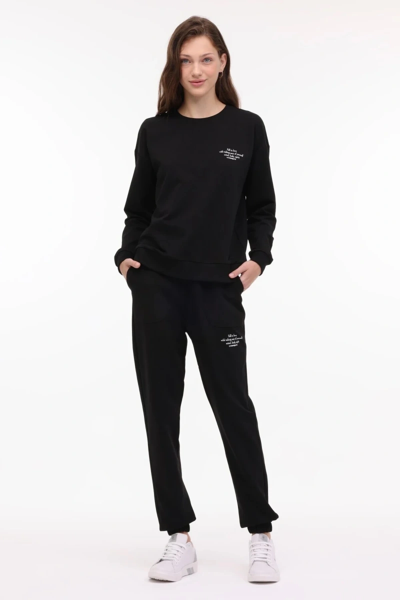 Lumberjack Anna 22ct1170 Kadin Esofman Alti - Siyah