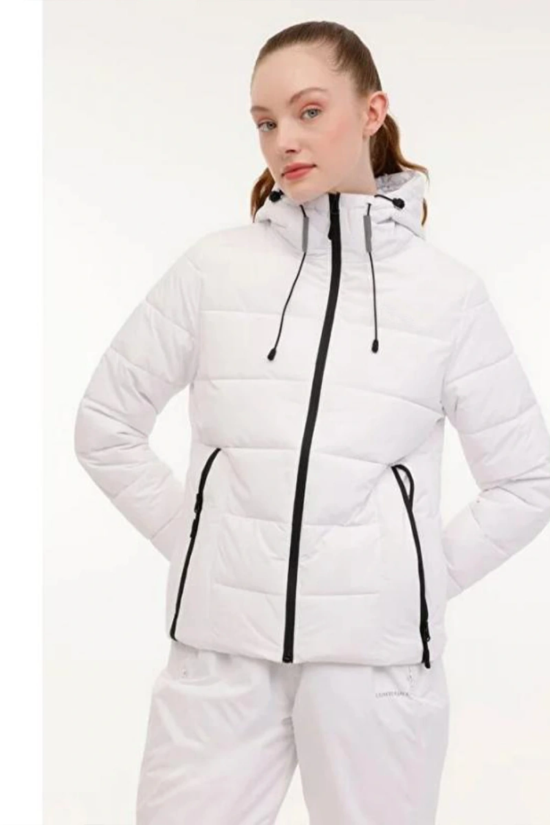 Lumberjack Apreski Sn31 Kadin Mont - Beyaz