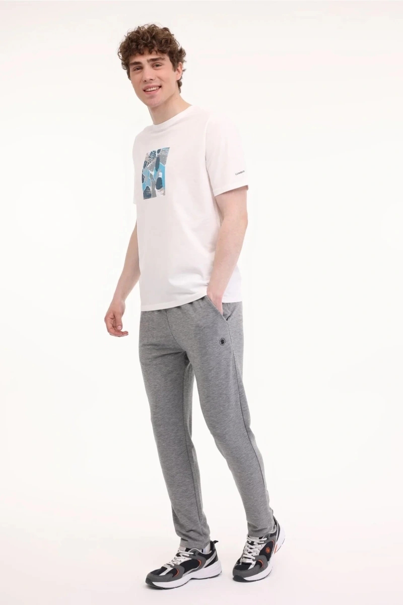 Lumberjack Bambo 22bam20 Erkek Esofman Alti - Gri Melanj