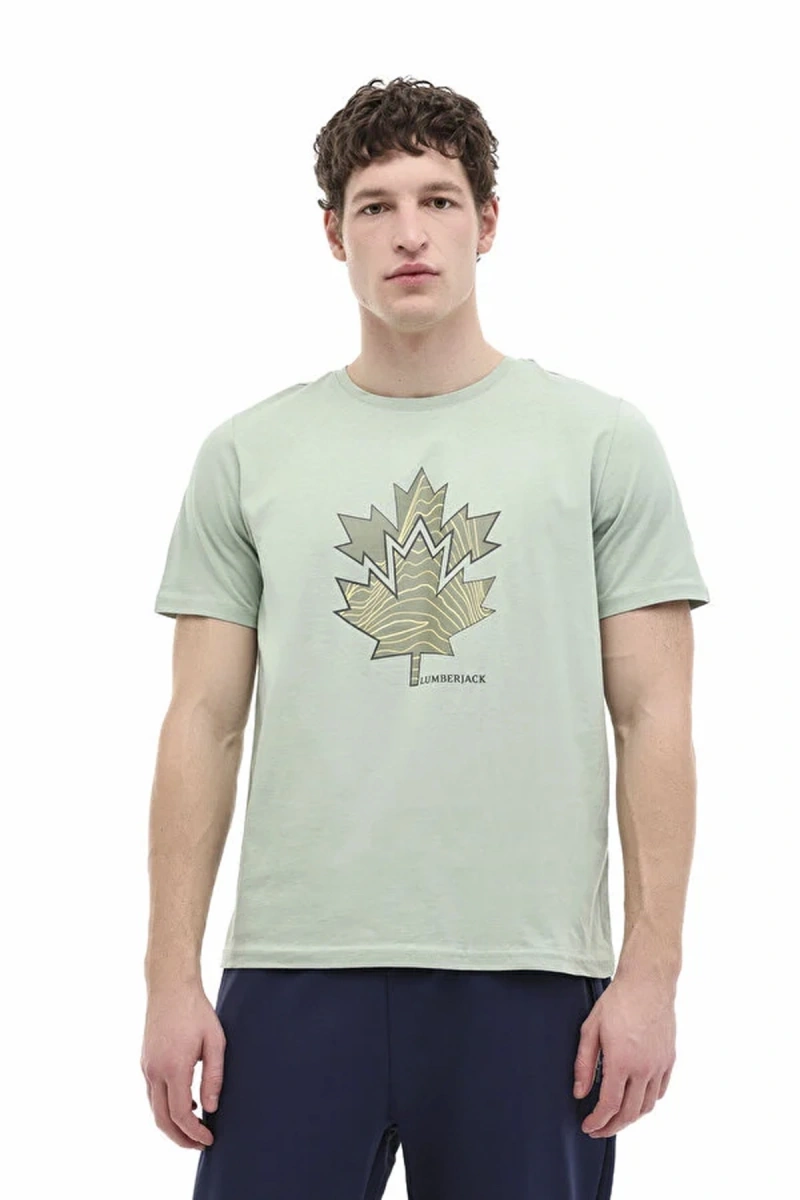Lumberjack Bera 11trv38 0 Yaka Erkek Tshirt - Adacayi