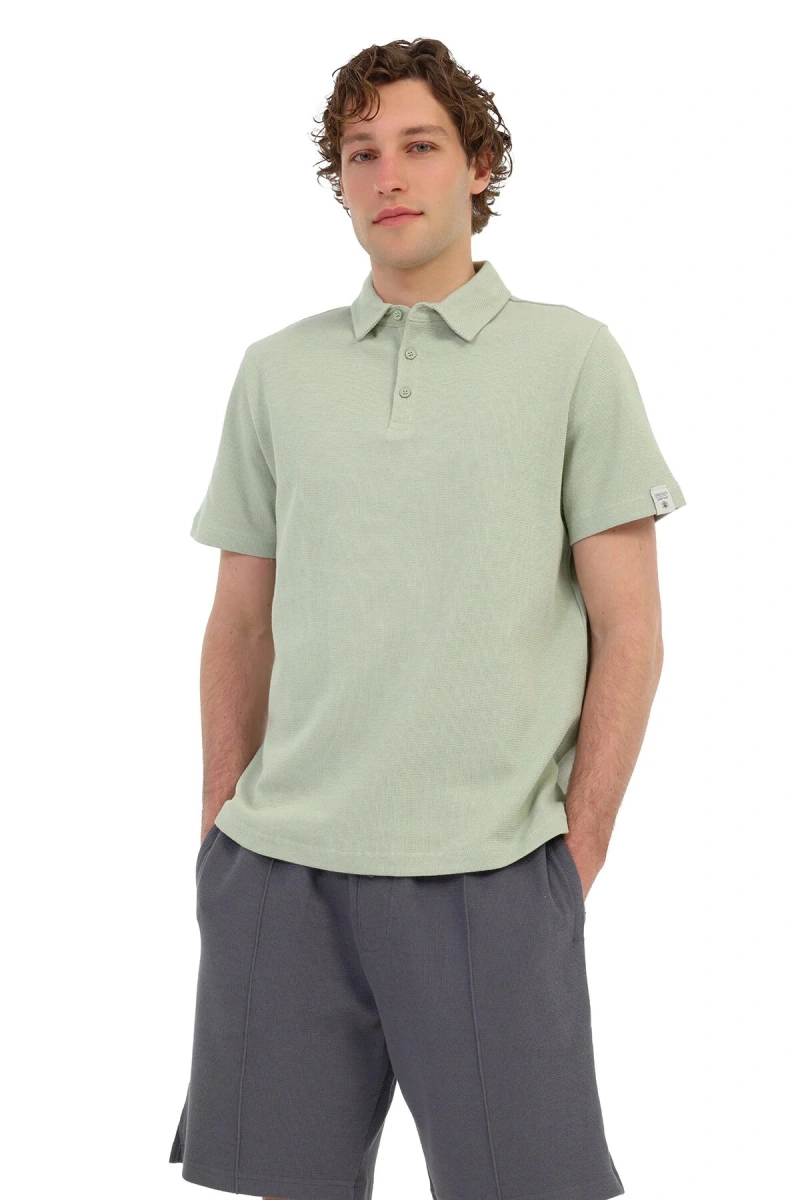 Lumberjack Boone 12bs103 Yakali Erkek Tshirt - Adacayi