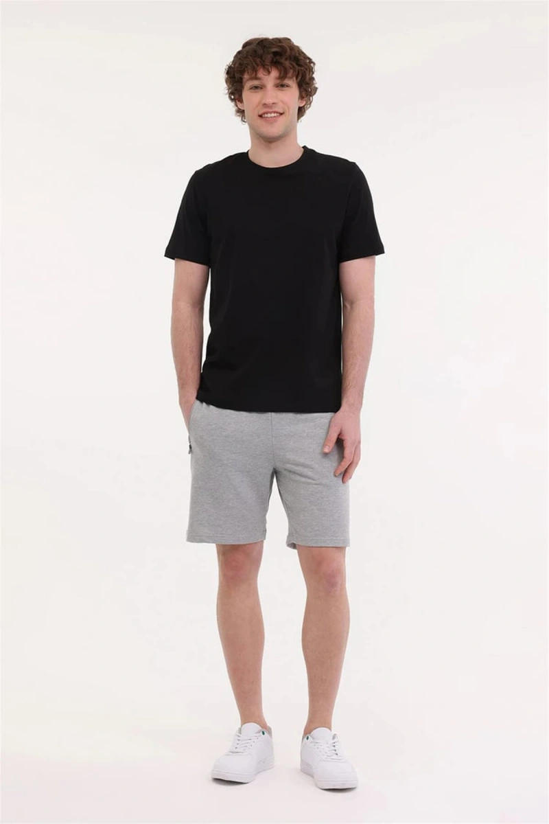 Lumberjack Ct102 0 Yaka Erkek Tshirt - Siyah