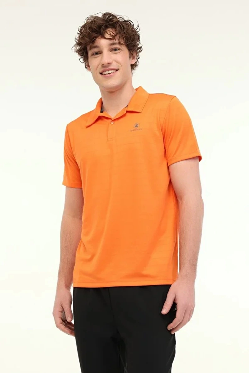 Lumberjack Ct461 Sherman Erkek Yakali Tshirt - Turuncu