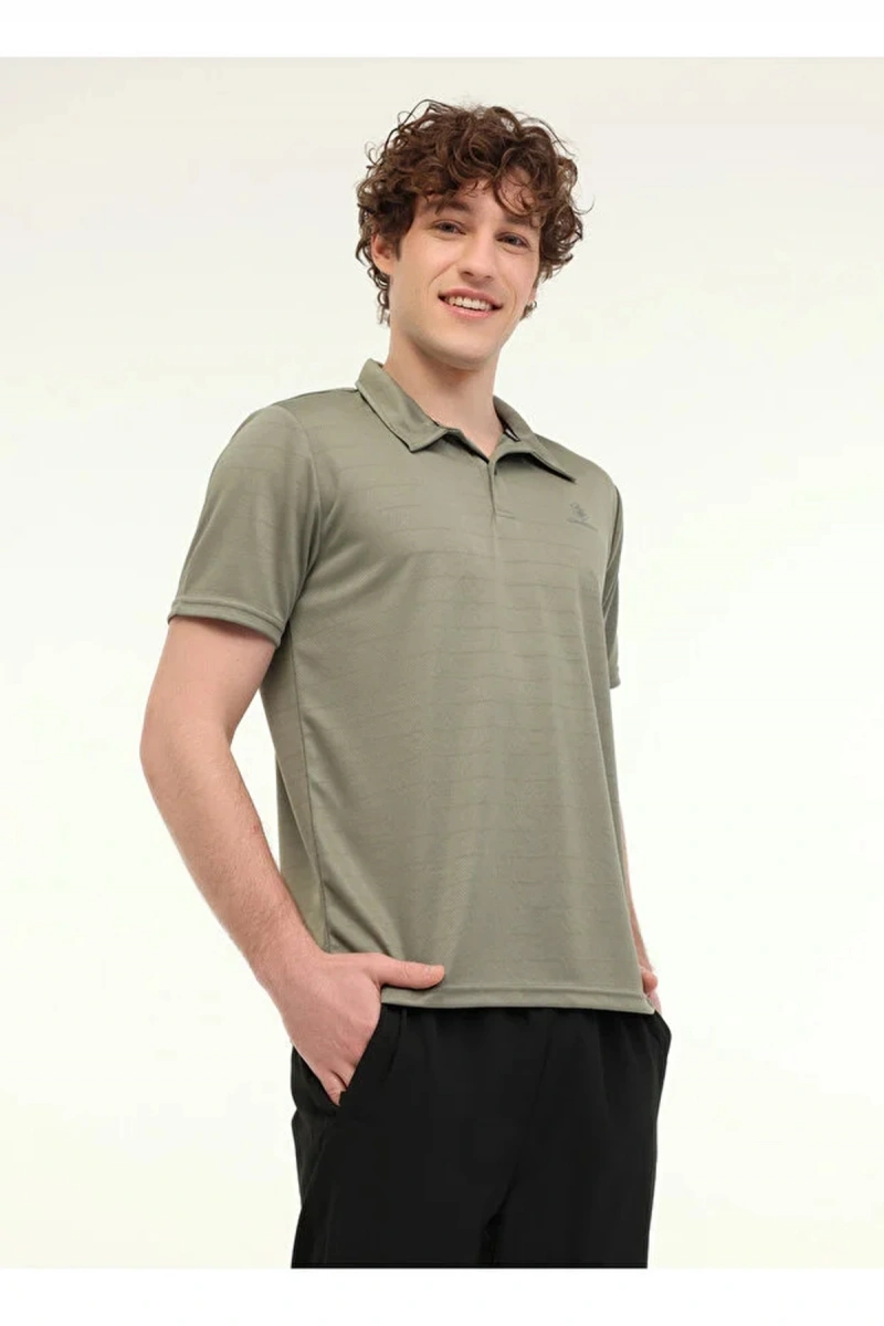 Lumberjack Ct461 Yakali Erkek Tshirt - Haki