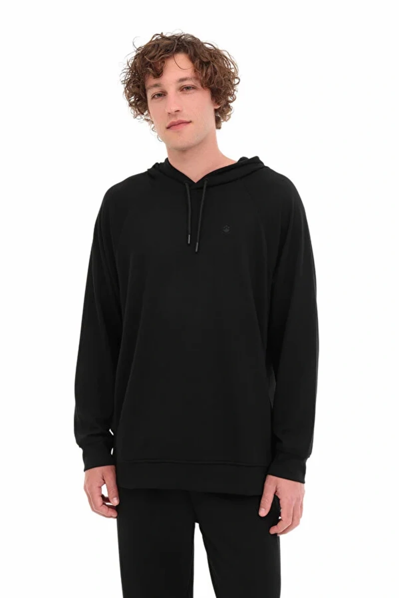 Lumberjack Fupra 17fc-01 Kapsonlu Erkek Sweat - Siyah