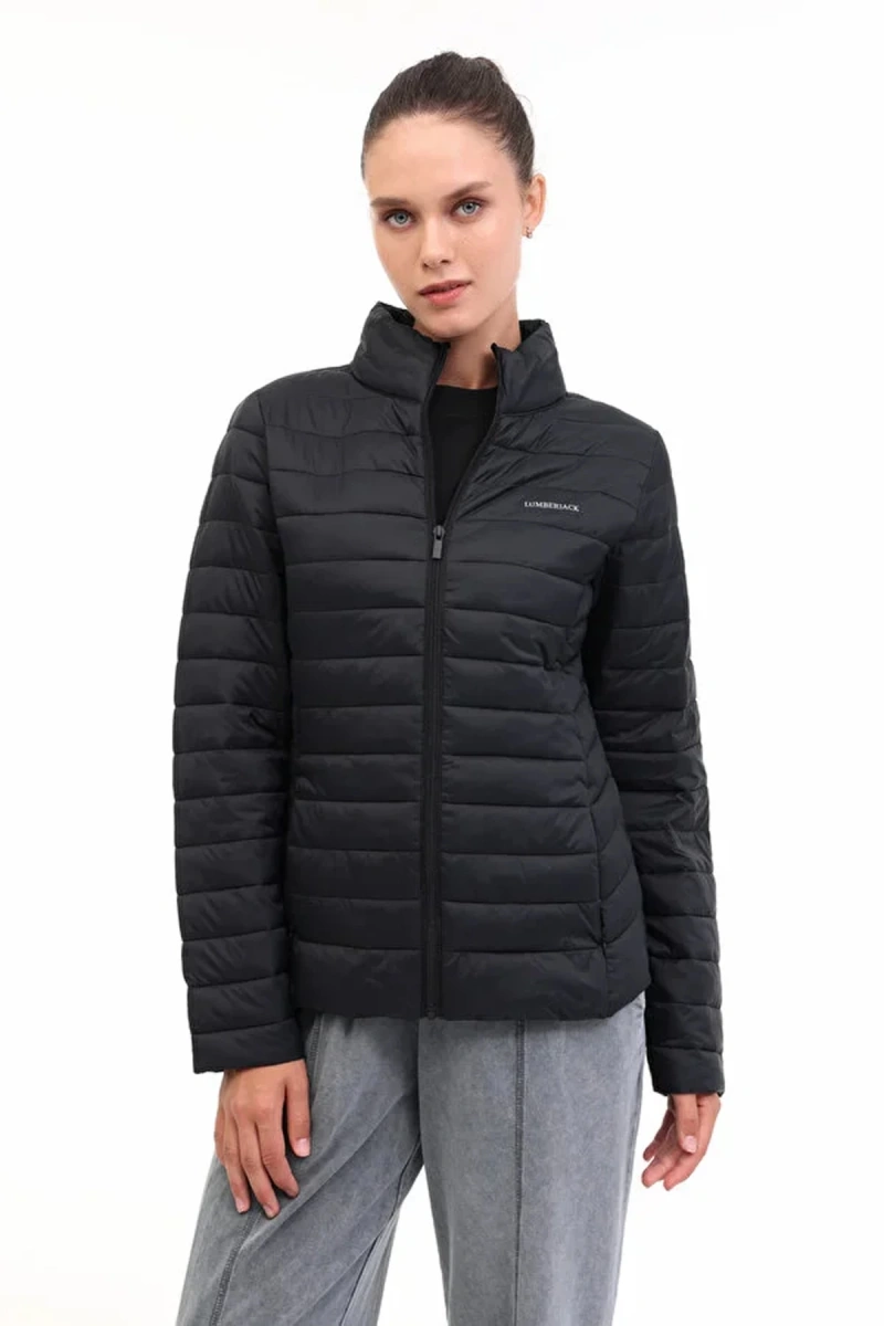Lumberjack Padded 1sn28 Kadin Mont - Siyah