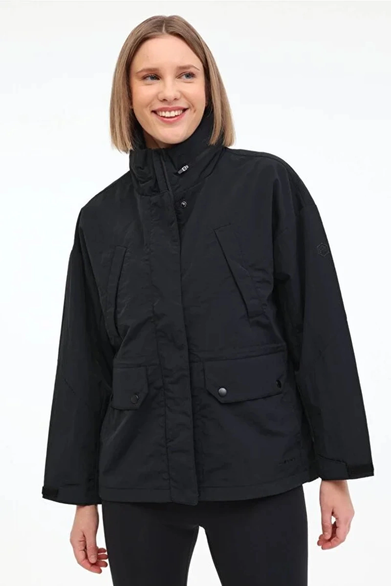Lumlumberjack Eleta 64out25400 Kadin Mont - Siyah