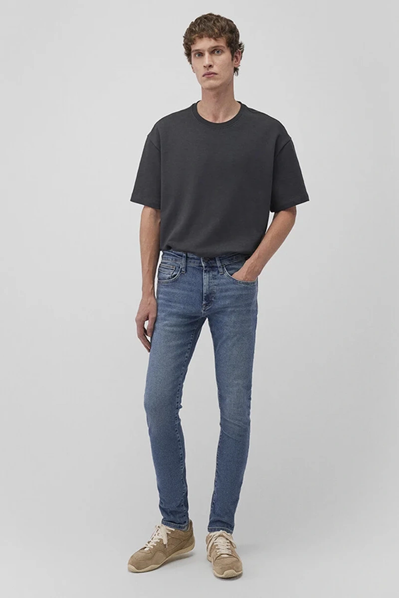 Mavi 0042487834 James 5 Cep Erkek Pantolon - Mavi