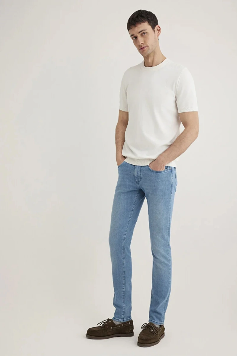 Mavi 0042487837 James 5 Cep Erkek Pantolon - Mavi