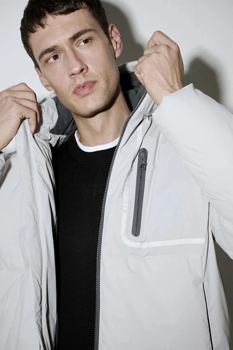 Mavi 0110463 Erkek Mont - Gri