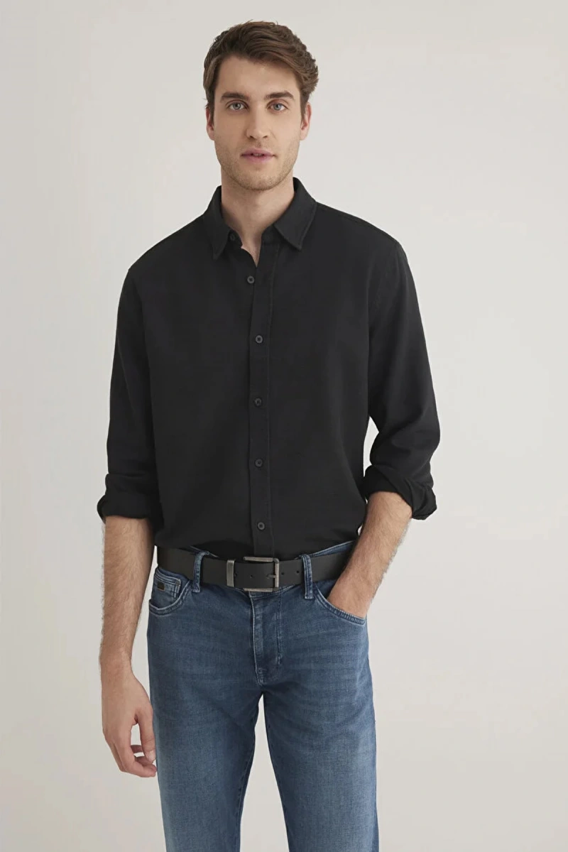 Mavi 020579 Erkek Gomlek - Siyah