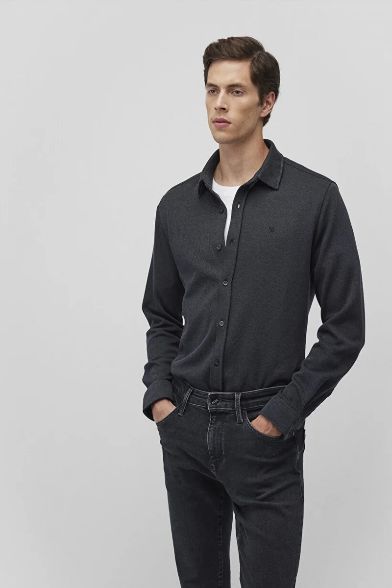 Mavi 0211244 Erkek Gomlek - Siyah