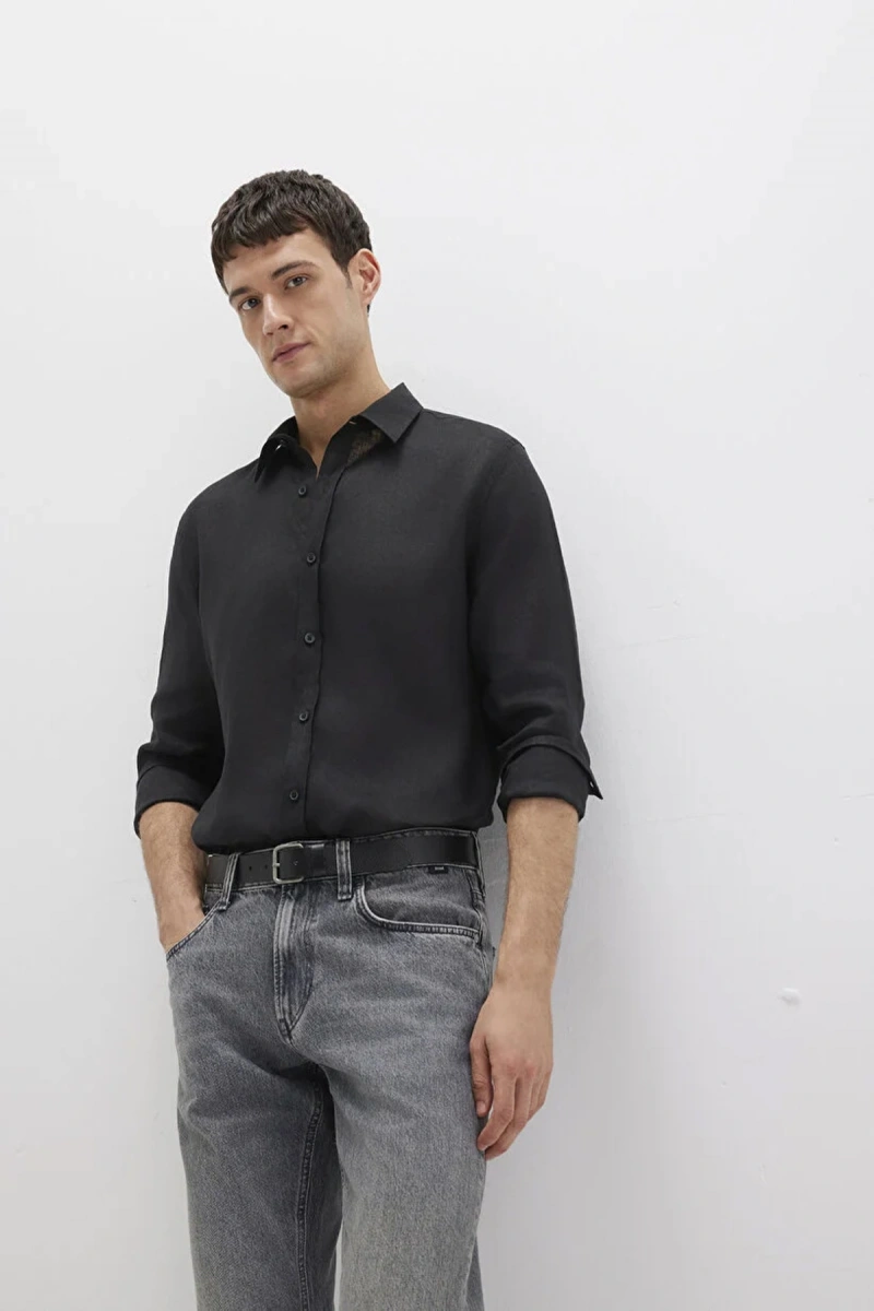 Mavi 0211466 Erkek Gomlek - Siyah