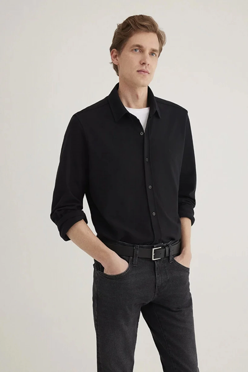 Mavi 0211583 Erkek Gomlek - Siyah