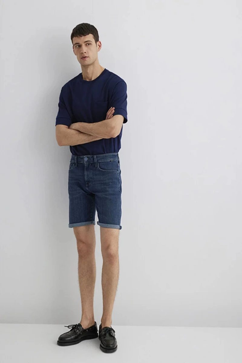 Mavi 0418489817 Brian Erkek Sort - Koyu Lacivert