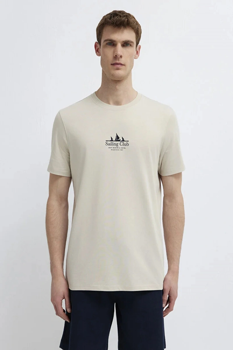 Mavi 0613284 0 Yaka Erkek Tshirt - Tas