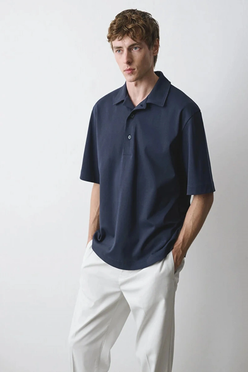 Mavi 0613344 Yakali Erkek Tshirt - Lacivert